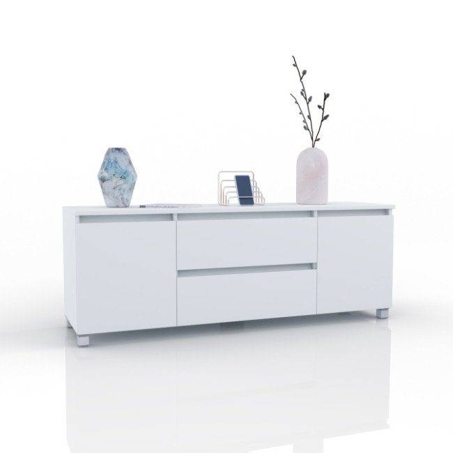 Купить Тумба "Капрі", К-212, белая (138/53/40) на Mebli.Sale Недорого.