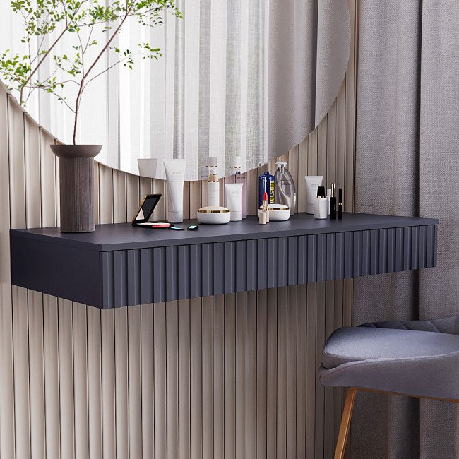 Купити Стіл навісний Кс-11 "Саванна", Графіт матовий (100/17/42) на Mebli.Sale Недорого.