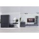 Купити Комп'ютерний стіл навісний Кс-11 "Портленд", Антрацит /Антрацит (100/17/42) на Mebli.Sale Недорого.