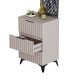 Купити Тумба приліжкова "Саванна РЕТРО" К-35, Кашемір (50/83/40), МДФ на Mebli.Sale Недорого.