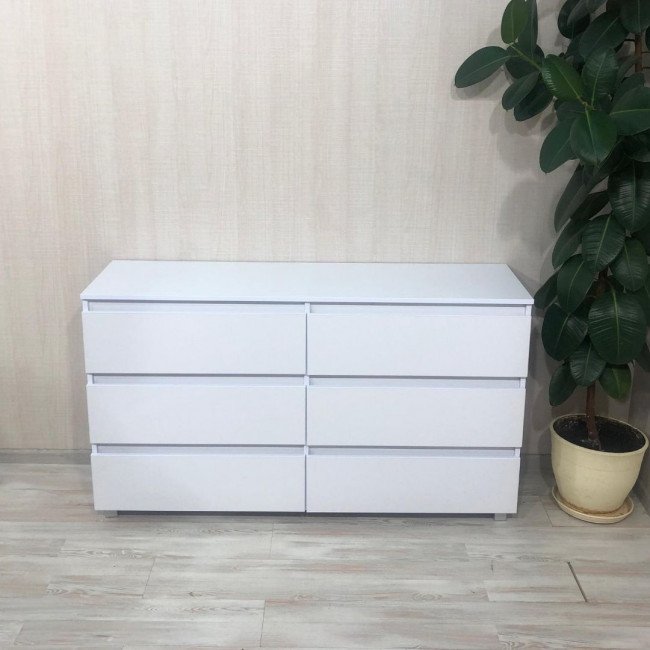 Купити Комод DiPortes  К-307, Білий (140/76/40) на Mebli.Sale Недорого.