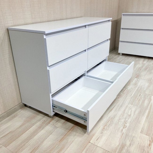 Купити Комод DiPortes  К-307, Білий (140/76/40) на Mebli.Sale Недорого.